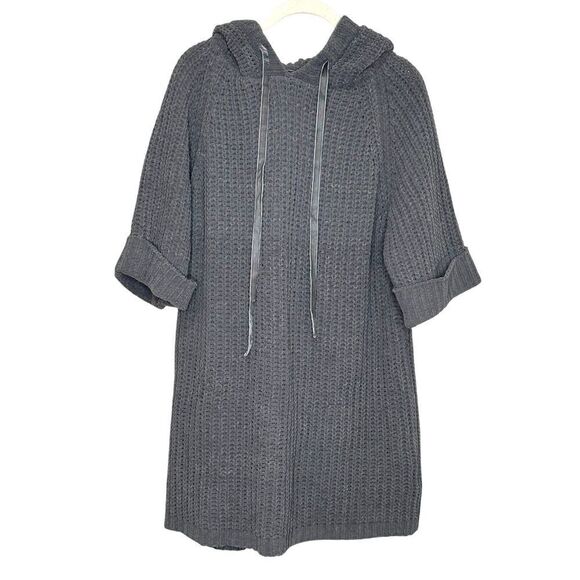 POL Short Sleeve Hooded Sweater Size Medium NEW Open Knit - Picture 1 of 11